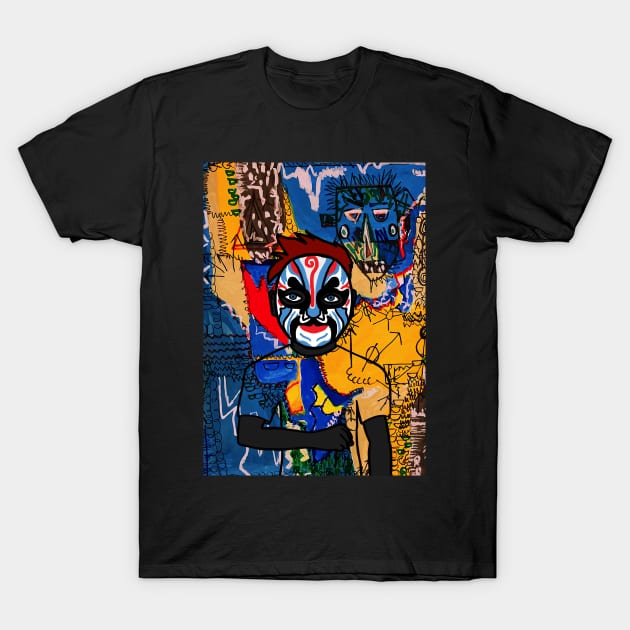 Political Elegance: NFT Character - MaleMask Street ArtGlyph Vladimir Putin Edition on TeePublic T-Shirt by Hashed Art